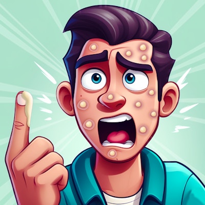 Cartoon Pimple Pop By Gamepix