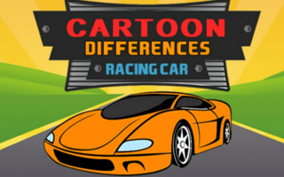 Cartoon Racing Car Differences game cover