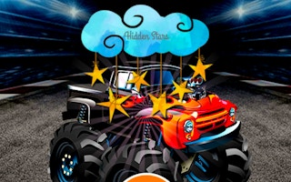 Cartoon Trucks Hidden Stars game cover