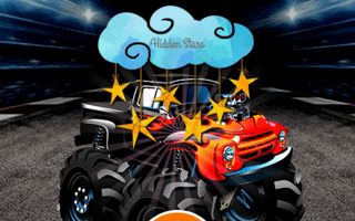 Cartoon Trucks Hidden Stars game cover