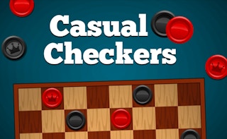 Casual Checkers game cover