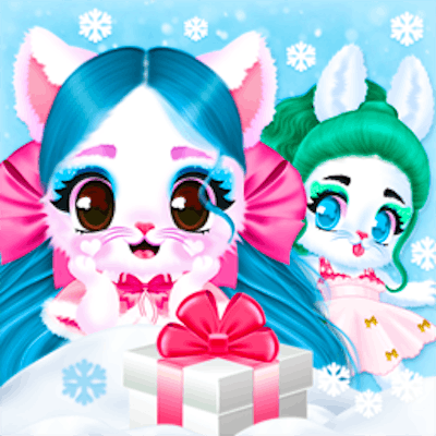 Cat and Rabbit Holiday By Gamepix