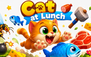 Cat at Lunch