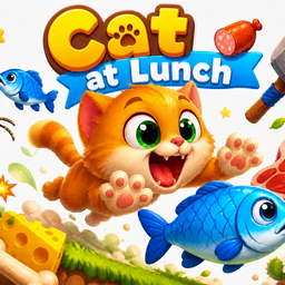 Cat at Lunch