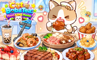 Cat Boba Tea: Food ASMR Master
