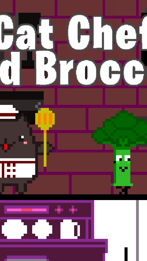 Cat Chef and Broccoli