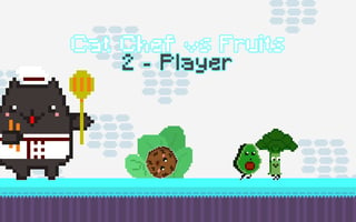 Cat Chef vs Fruits - 2 Player