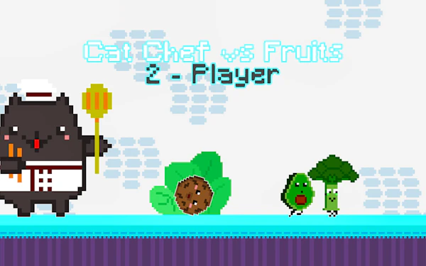 Cat Chef vs Fruits – 2 Player