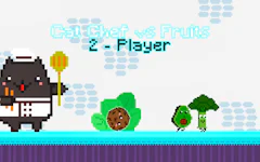 Cat Chef vs Fruits - 2 Player