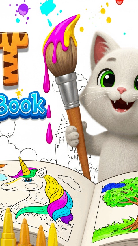 Cat Coloring Book