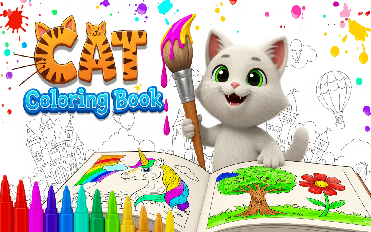 Cat Coloring Book