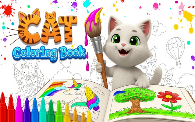 Cat Coloring Book
