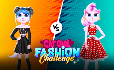 Cat Girl Fashion Challenge game artwork