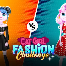 Cat Girl Fashion Challenge Online board Games on taptohit.com