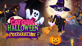 Cat Girl Halloween Preparation game cover
