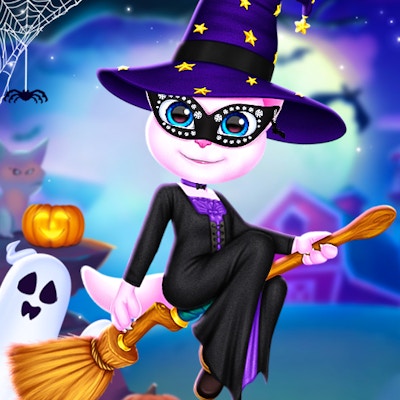 Cat Girl Halloween Preparation By Gamepix