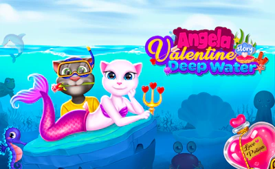 Cat Girl Valentine Story Deep Water cover art
