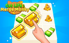 Cat Life Merge Money