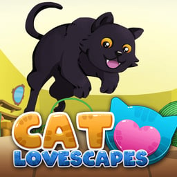 Cat Lovescapes Online action Games on taptohit.com