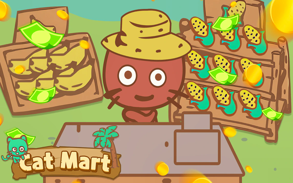Play Cat Mart — free online Management game