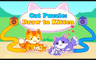 Cat Puzzle: Draw to Kitten