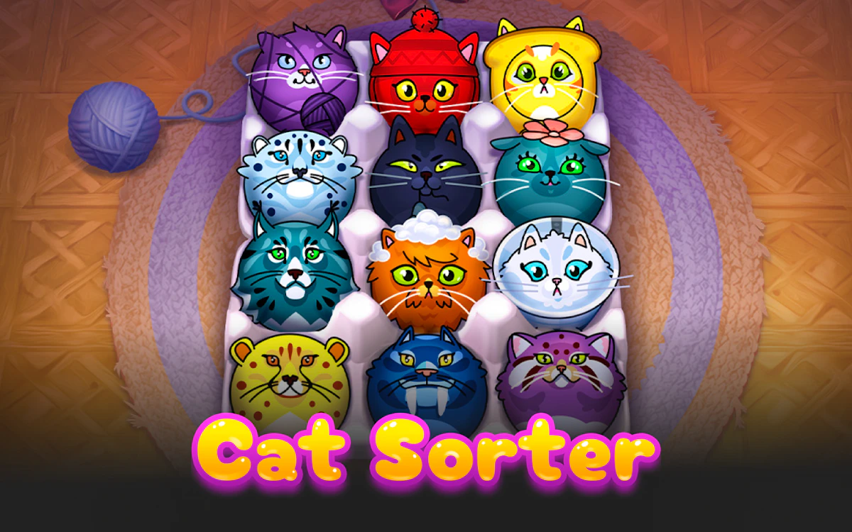Play Cat Sorter Puzzle — free online Animal game