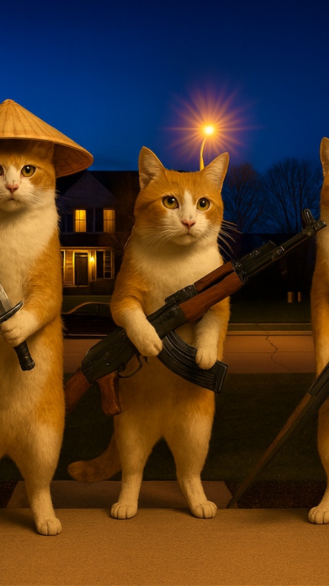 Cat with a Gun. Clicker Evolution