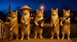 Cat with a Gun. Clicker Evolution