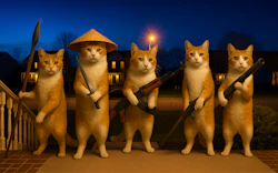 Cat with a Gun. Clicker Evolution