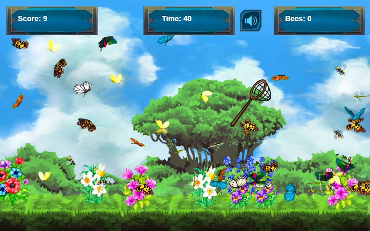 Play Catch Butterflies — free online Casual game