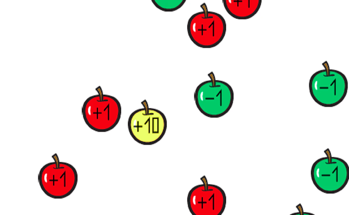 Play Catch the Apple — free online Kids game