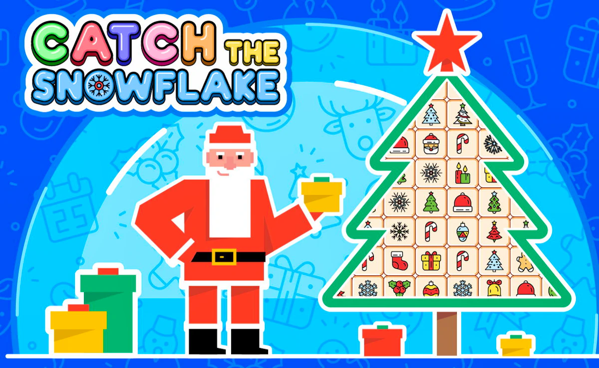 Play Catch the Snowflake — free online Board game