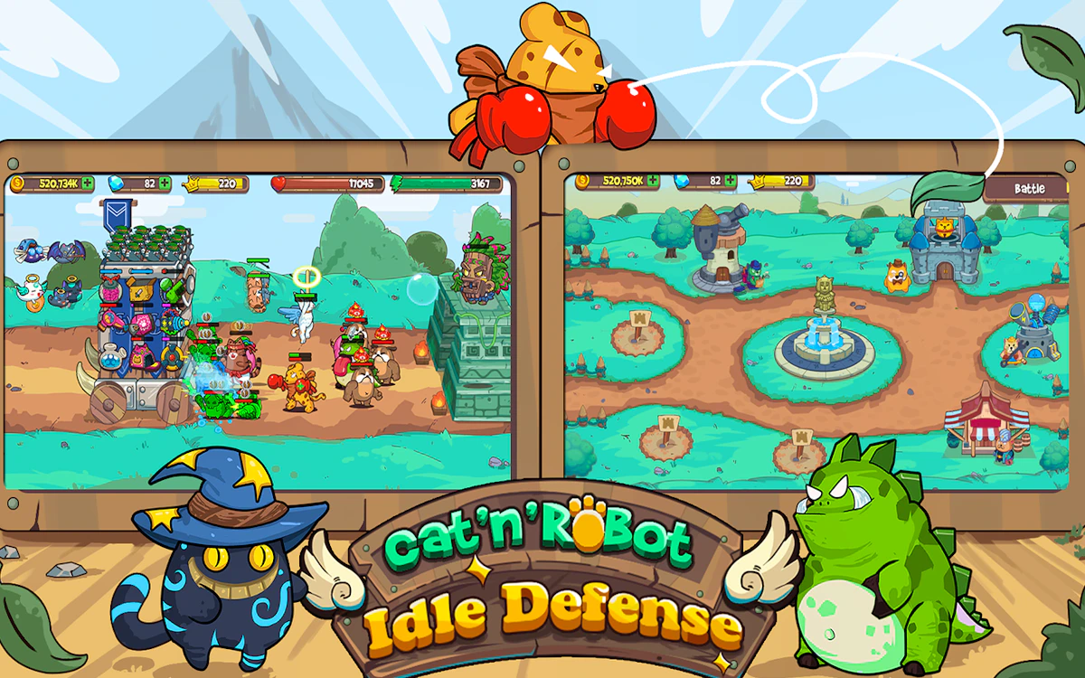 Play CatnRobot Idle TD Battle Cat — free online Action game