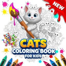 Cats Coloring Book for Kids