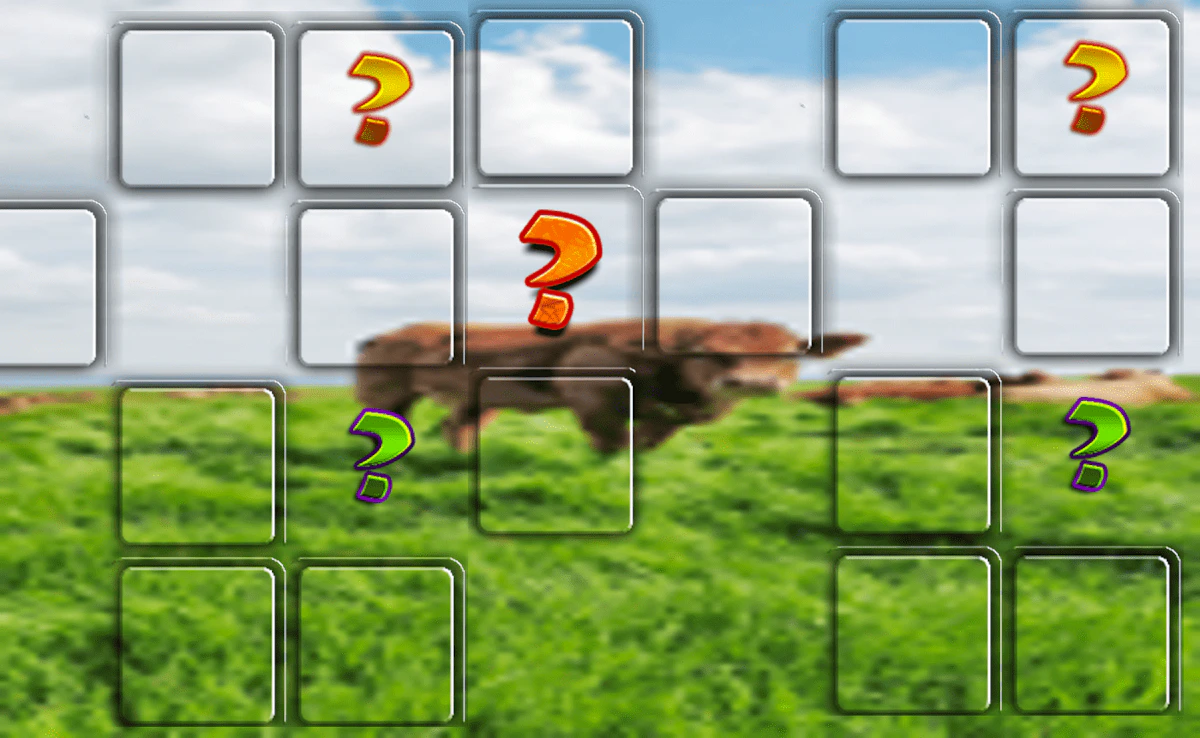 Cattle Memory Match game thumbnail