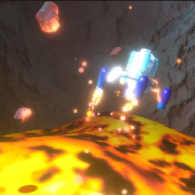 Cave Lander Escape By Gamepix