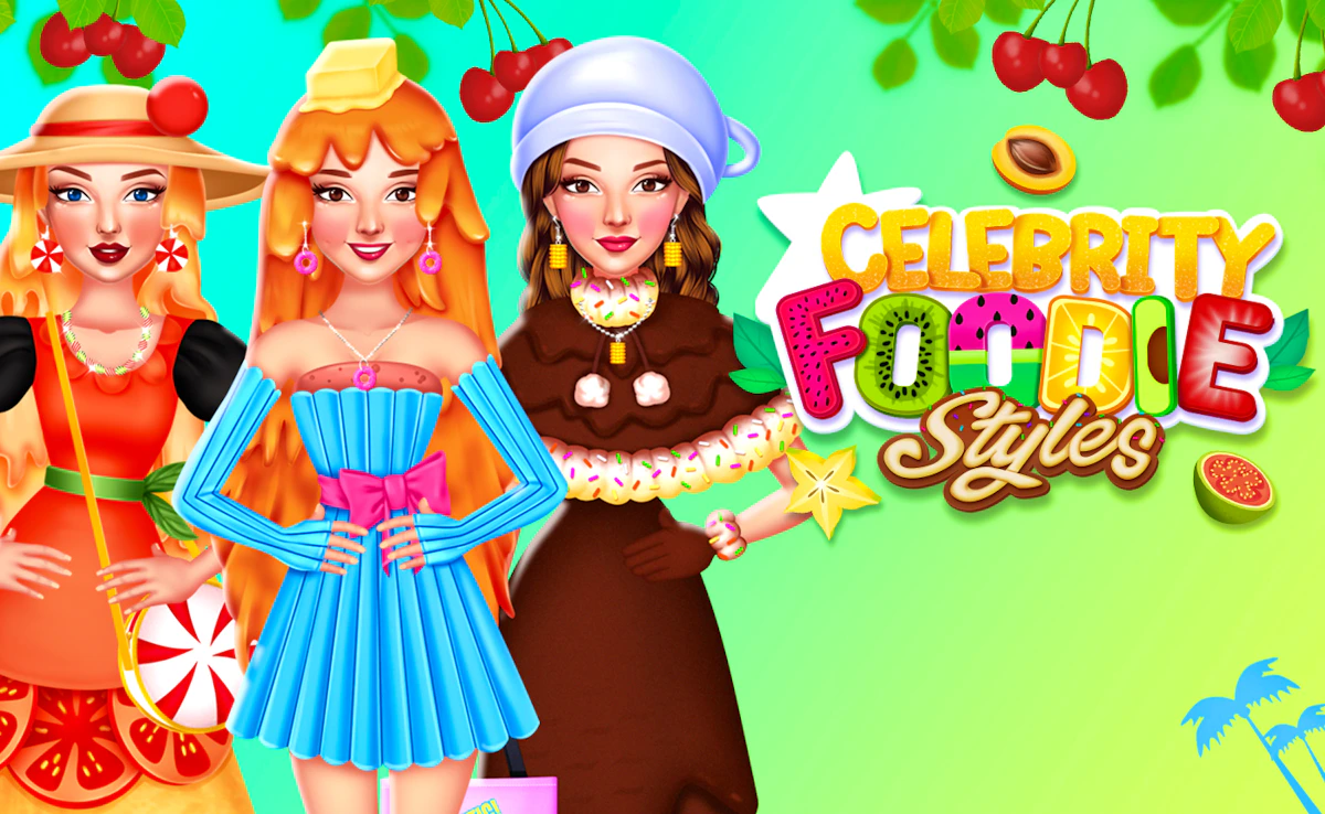 Play Celebrity Foodie Style — free online Kids game