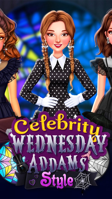 Celebrity Wednesday Addams Style