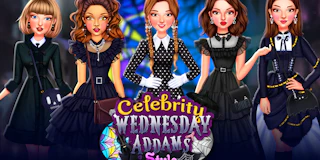 Celebrity Wednesday Addams Style thumbnail