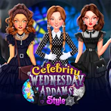 Celebrity Wednesday Addams Style