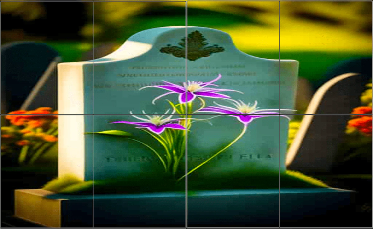 Play Cemeteries Slide Puzzle — free online Brain game