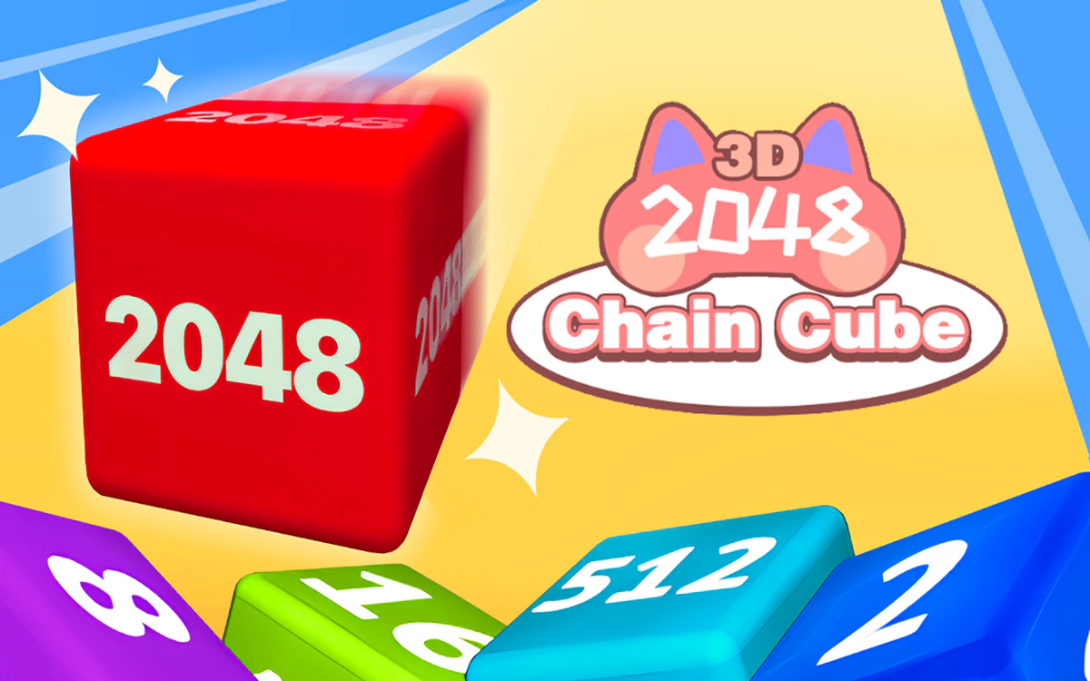 Play Chain Cube 2048 3D — free online 2048 game