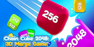 Chain Cube 2048 3D Merge Game thumbnail