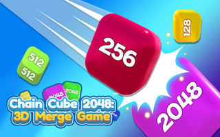 Chain Cube 2048 3d Merge Game game cover