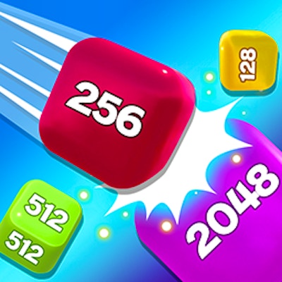 Chain Cube 2048 3D Merge Game By Gamepix
