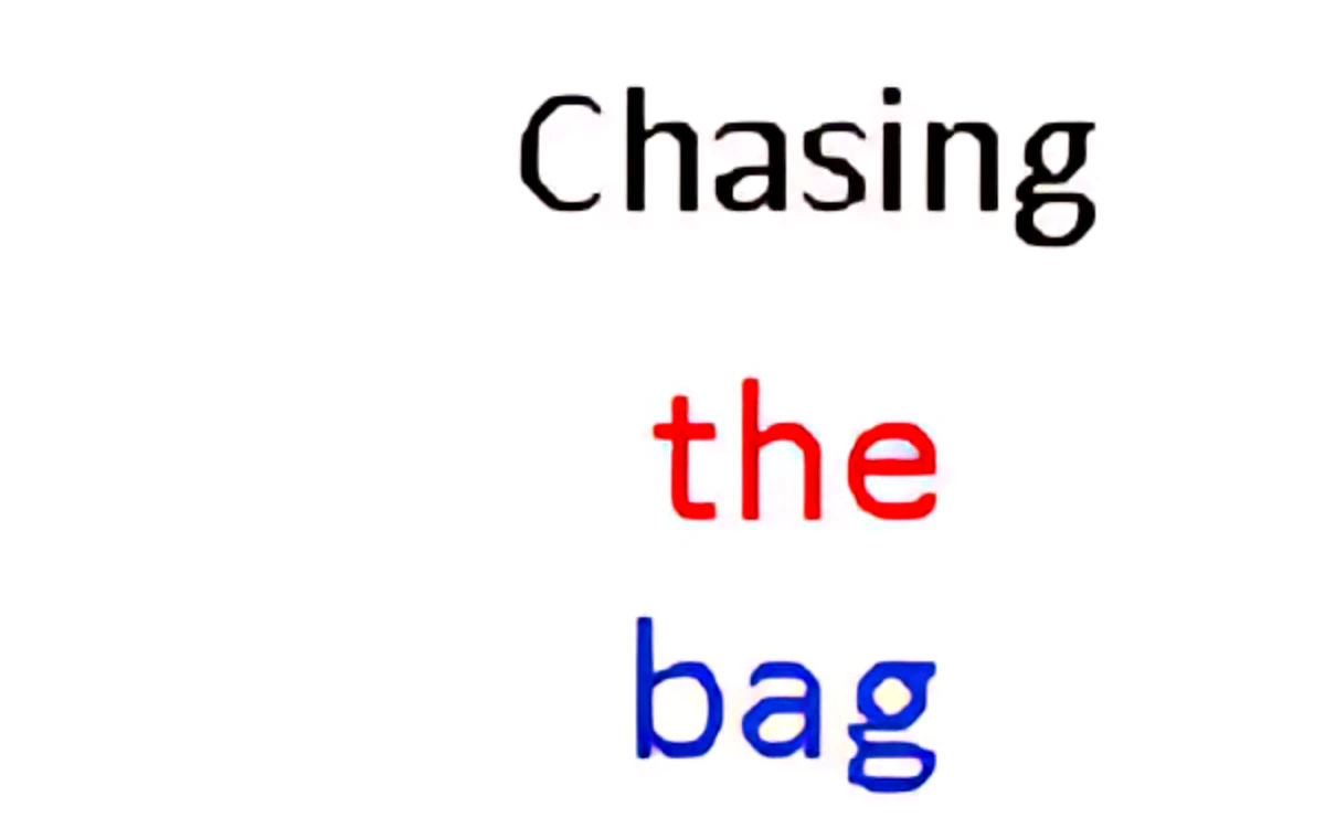 Play Chasing the bag — free online Christmas game