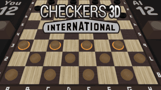 Checkers 3d International game cover