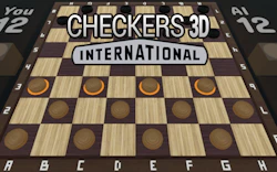 Checkers 3D International