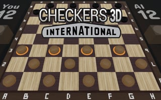 Juega gratis a Checkers 3D International