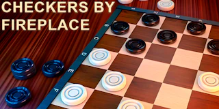 Checkers by Fireplace thumbnail